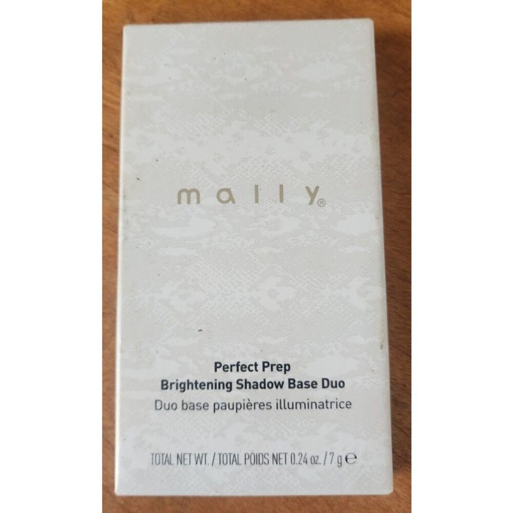 Mally Perfect Prep Brightening Cream Eye Shadow Base Duo Shade Color Deeper NIB